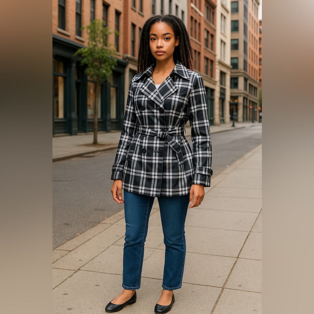 Zara Basic Peacoat - Picture 3 of 3
